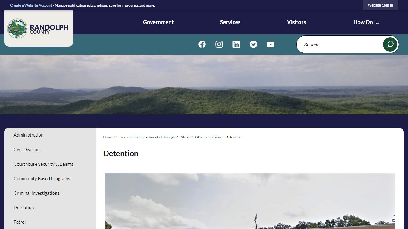Detention | Randolph County, NC